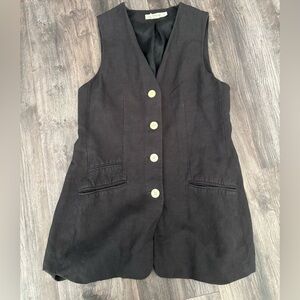 Vintage Ann Taylor Linen Vest